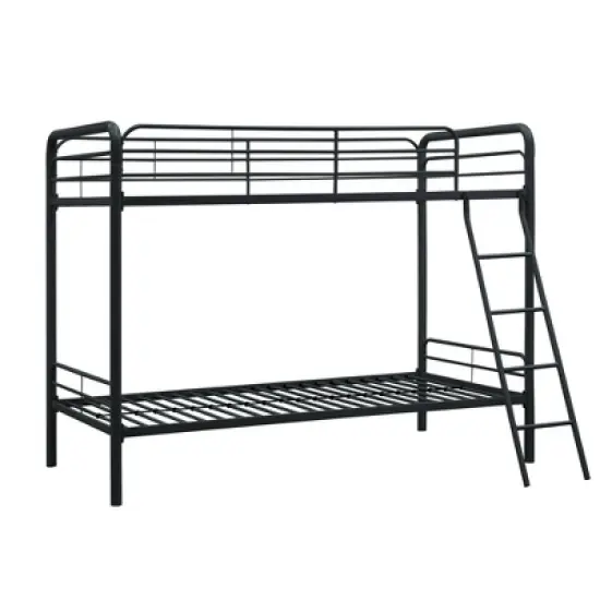 Twin over Twin Evan Metal Bunk Bed - Room & Joy image {10}
