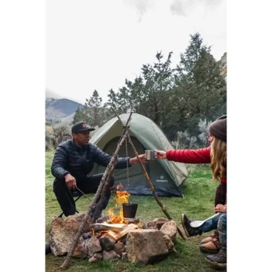 Stansport Preseasoned Cast Iron Flat Bottom Dutch Oven image {5}