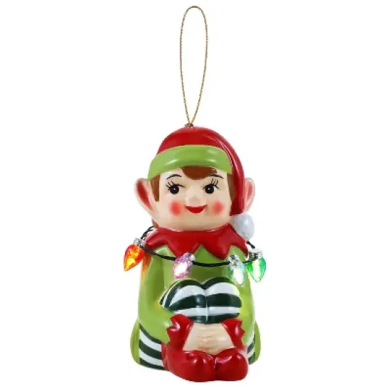 Mr. Christmas Mini Nostalgic Ceramic LED Christmas Decoration Figurine image {3}