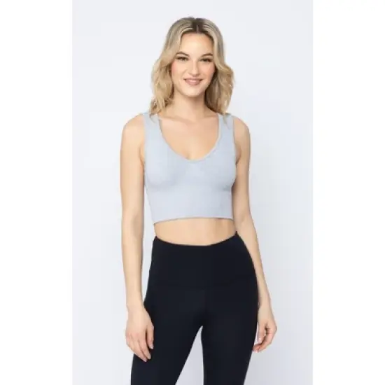Yogalicious 2 Pack Seamless V-Neck Sports Bra image {3}