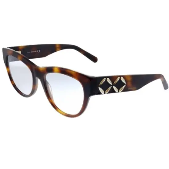 Swarovski  053 Womens Cat-eye Eyeglasses Havana 53mm image {1}