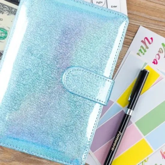 Money Saving Challenge Binder Trackers, A6 Budget Organizer for Cash, Saving Binder with Cash Envelopes, Expense Sheets image {3}