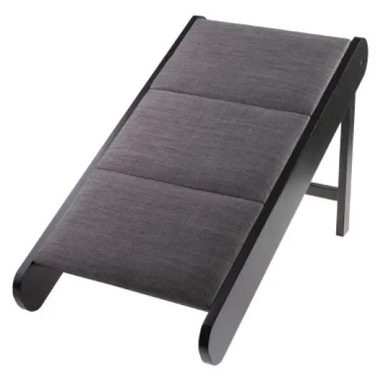 Pet Adobe Foldable Wooden Pet Ramp, Black/Gray image {7}