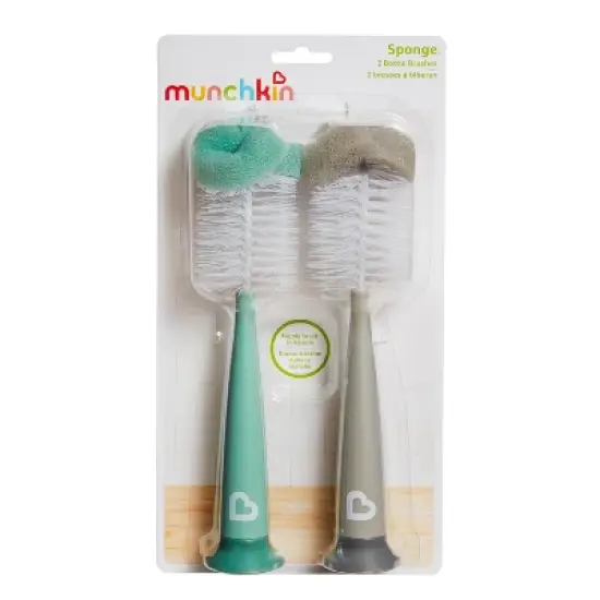 Munchkin Sponge Bottle Brush - 2pk image {5}