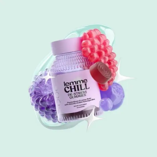 Lemme Chill De-Stress Ashwagandha Vegan Gummies - 60ct image {5}