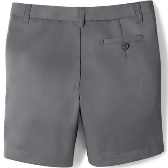 Lands' End Girls Plain Front Blend Chino Shorts image {1}