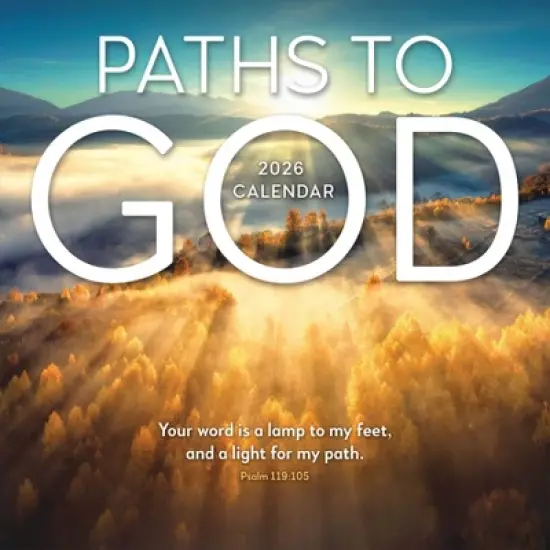 TF Publishing 13.5"x14.5" 2026 Paths to God Wall Calendar image {1}