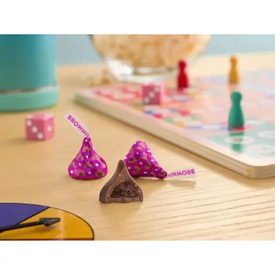 Hershey's Kisses Rainbow Brownie Flavored Share Bag Candy - 9oz image {5}