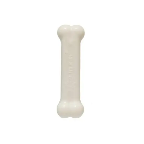 Nylabone Dura Chew Smooth Chicken Flavor White Dog Bone - Regular image {1}