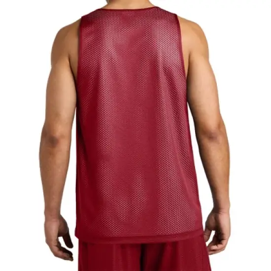 Mafoose Men's PosiCharge Reversible Mesh Moisture-Wicking Double-Layer Tank image {13}