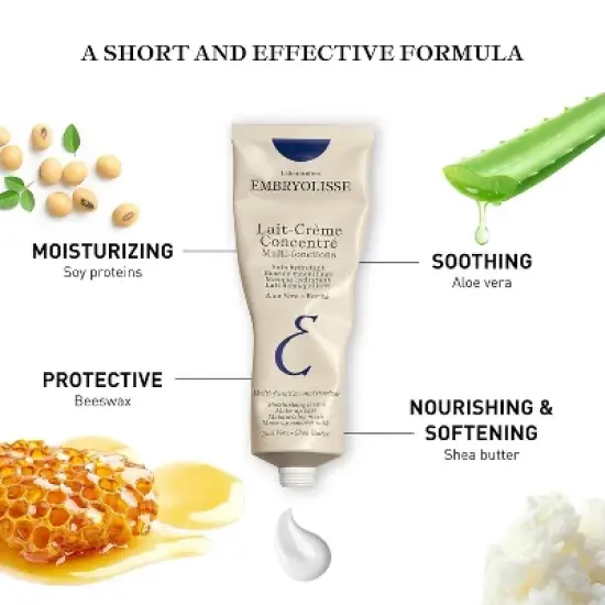 Embryolisse Laboratoires Lait-Creme Concentre | Cream Multi-Function Nourishing Moisturizer Concentrate Deeply Hydrates (2.54 oz) image {2}