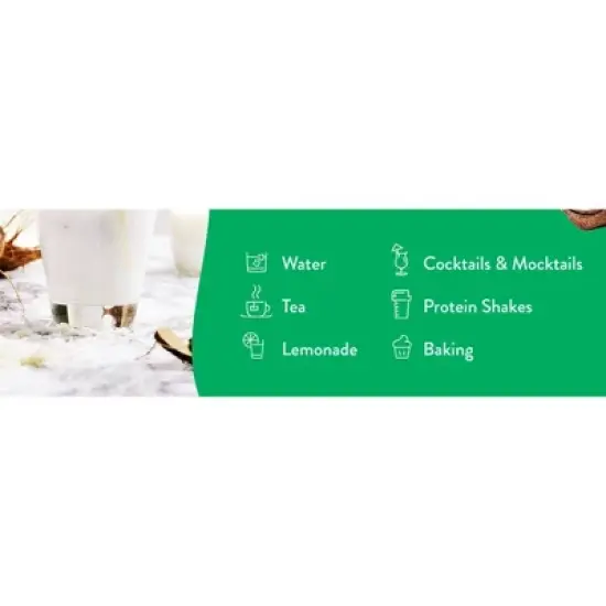 Jordan's Skinny Mixes Coconut Sugar Free Fruit Flavored Water Enhancer Syrup for Drink Mix Iced Tea Lemonade and More - 25.4 fl oz image {8}