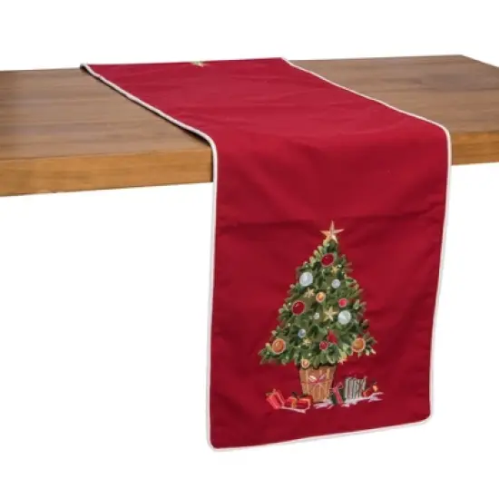 C&F Home Holiday Tree Table Runner 14" x 72" image {1}