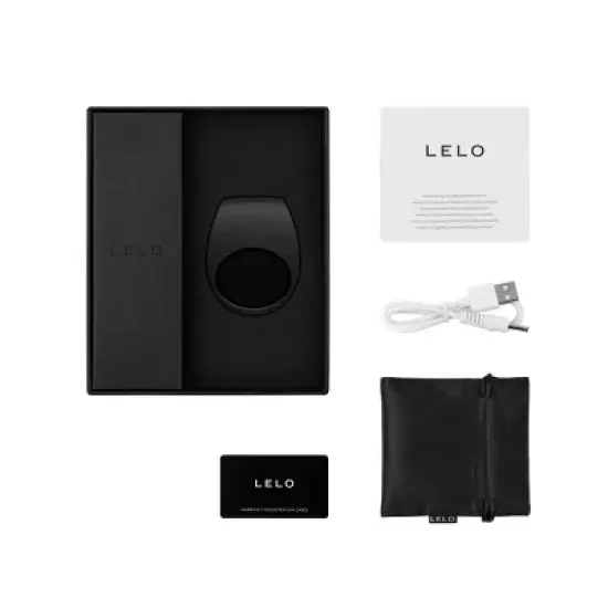 LELO Tor 2 Rechargeable and Waterproof Vibrating Ring - Black image {3}
