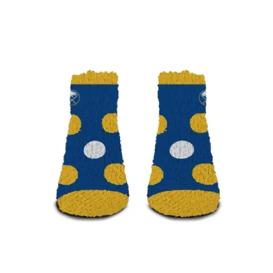 NHL Buffalo Sabres Big Dot Fuzzy Socks - One Size Fits Most image {1}