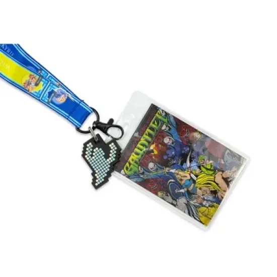 Crowded Coop Midway Arcade Games Lanyard w/ ID Holder & Charm - Gauntlet image {1}