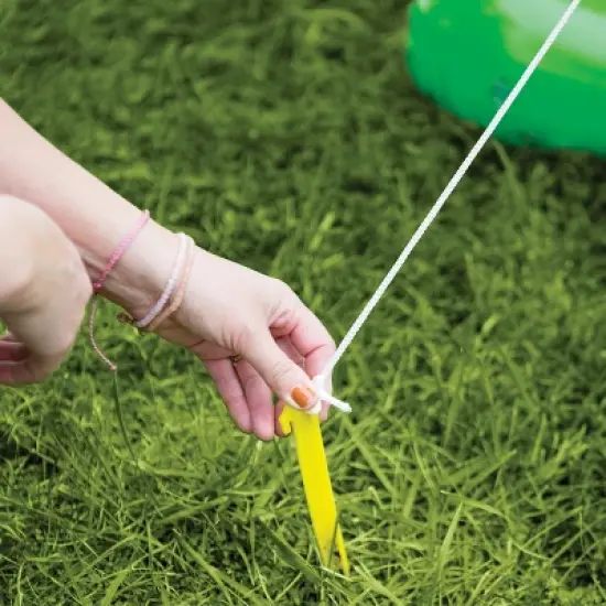 HearthSong Giant 58-Inch Inflatable 2-in-1 Darts and Soccer Game with Double-Sided Board image {7}