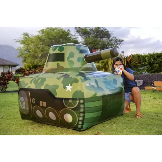 Dazmers Inflatable Army Tank - Green image {2}