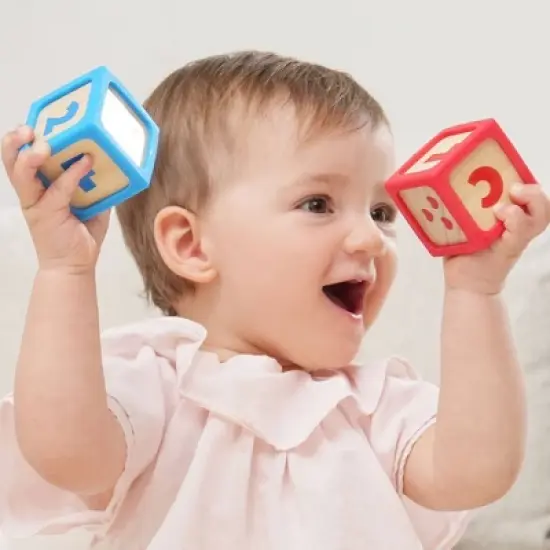 Hape My First Wooden Blocks Stacking Toy image {3}