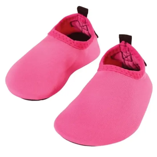 Hudson Baby Infant and Toddler Water Shoes for Sports, Yoga, Beach and Outdoors, Solid Hot Pink image {3}