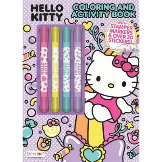 Hello Kitty Coloring Book with Stamper Markers image {4}