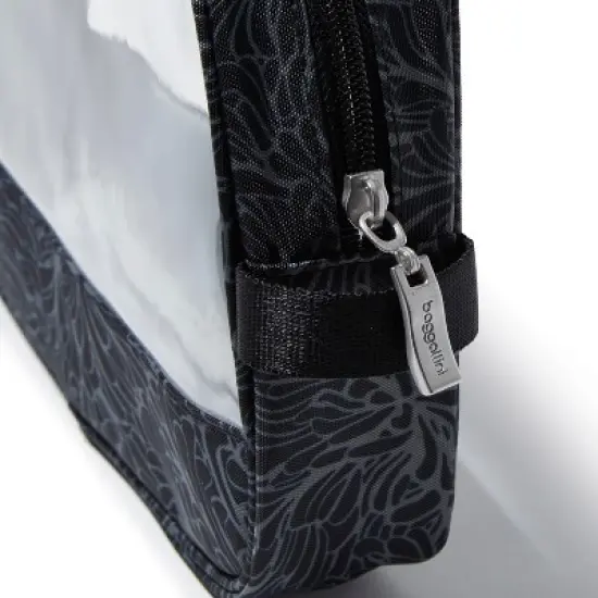 baggallini Clear Cosmetic Case - Medium Toiletry Bag image {4}