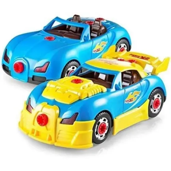 Take Apart Racing Car Toys - Racing Car with Drill, Engine Sounds and Lights - 30 Piece Race Car Take Apart Set - Play22Usa image {5}