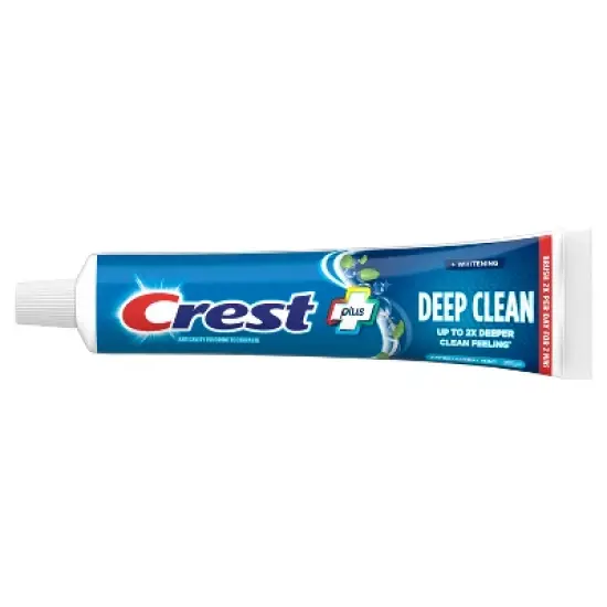 Crest + Deep Clean Complete Whitening Toothpaste Effervescent Mint - 5.4oz image {8}