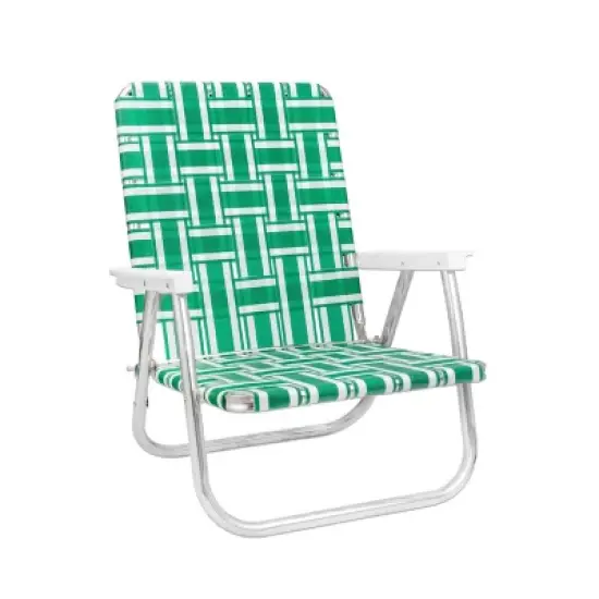 Lawn Chair USA Folding Aluminum Beach Webbed Chair image {11}