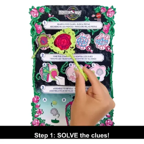 Monster High 10.5" Skulltimate Secrets Garden Mysteries Playset, Venus McFlytrap Doll with 19+ Surprises image {2}