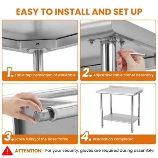 Commercial Kitchen Work Table image {5}