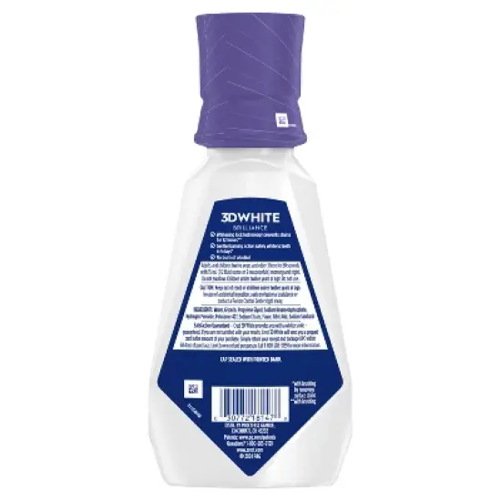 Crest 3D White Deep Stain Prevention Whitening Mouthwash - 473ml image {1}