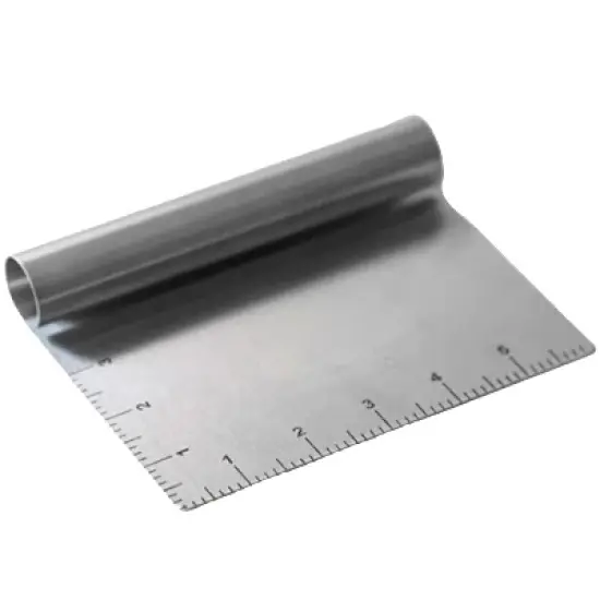 Better Houseware Dough Scraper/Cutter, Silver image {1}