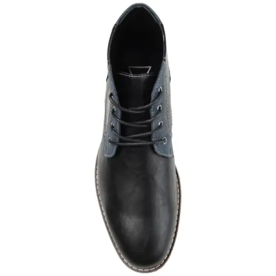 Vance Co. Medium and Wide Width Mens Franco Tru Comfort Foam Lace-up Round Toe Chukka Boot image {3}
