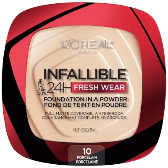 L'Oreal Paris Infallible Up to 24H Fresh Wear Foundation in a Powder - 0.31oz image {10}