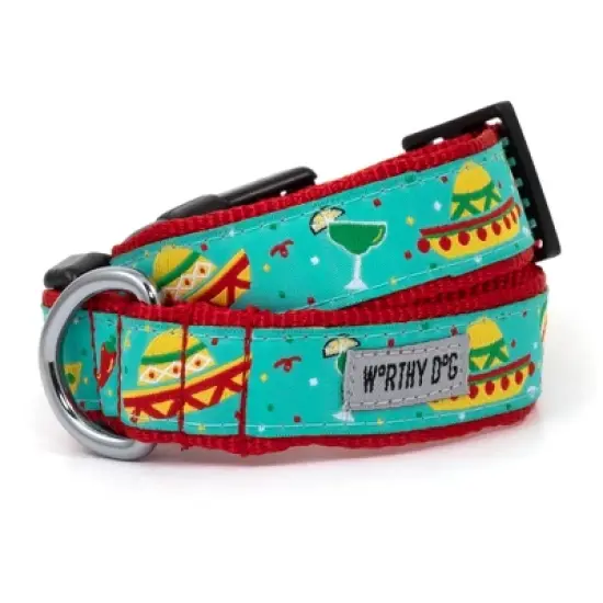 The Worthy Dog Cinco de Mayo Dog Collar image {1}