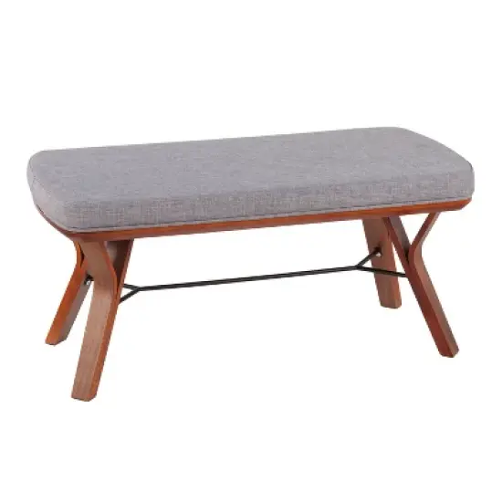 42" Folia Wood Bench - LumiSource image {9}