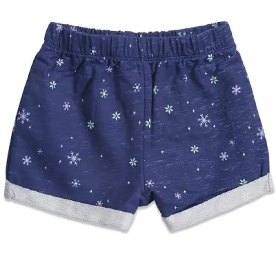 Disney Frozen Moana Princess Rapunzel Snow White Raya and the Last Dragon Girls Peplum T-Shirt and French TerryShorts Outfit Set Toddler image {2}