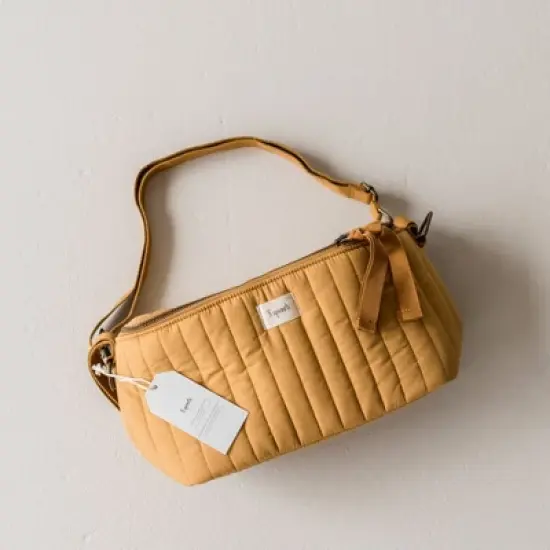 3 Sprouts Universal Quilted Stroller Organizer Caddy - Mustard image {2}