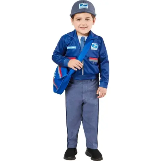 Rubies Kids' United States Postal Service Letter Carrier Halloween Costume Apparel Set image {6}