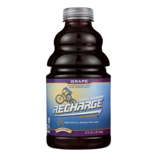 R.W. Knudsen Grape Recharge Sports Drink - Case of 6/32 oz image {1}