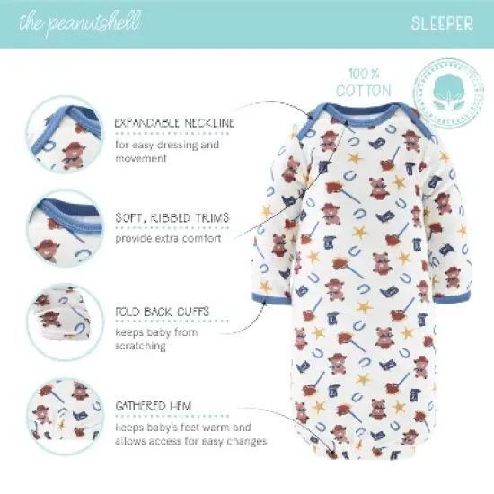 The Peanutshell Yellowstone 16-Piece Newborn Baby Layette Gift Set in Blue/Red, 0-3 Months image {3}