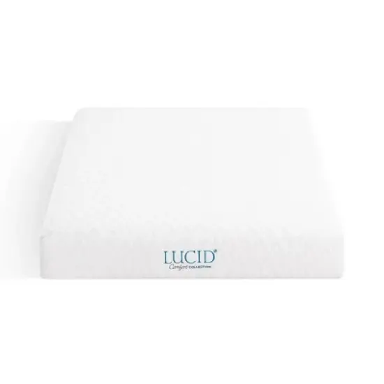 Lucid Comfort Collection SureCool 6" Gel Memory Foam Mattress image {2}