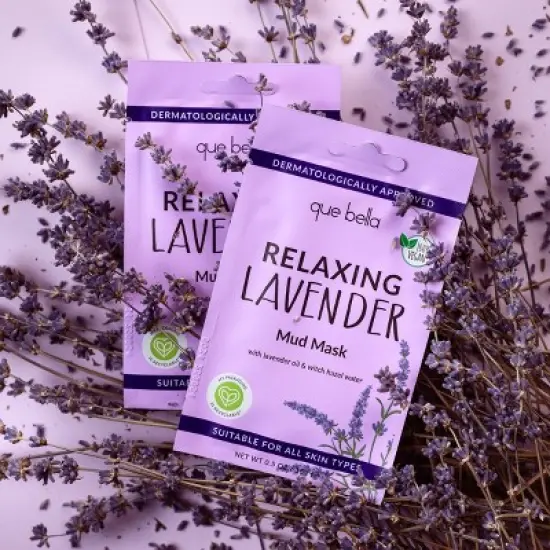 Que Bella Relaxing Lavender Mud Mask - 0.5oz image {1}