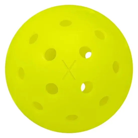 Franklin Sports X-40 Performance Outdoor Pickleballs 3pk - Optic Yellow: Shell image {5}