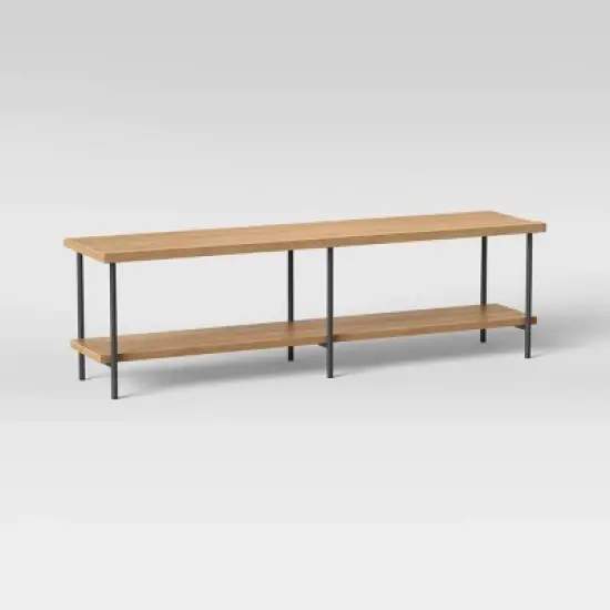 Wood and Metal TV Stand for TVs up to 60" - Room Essentials&trade; image {6}