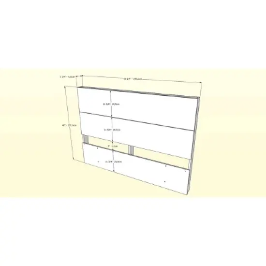 Nexera Full Panel Headboard image {5}