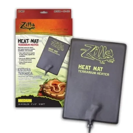 Zilla 4W Heat Mat Terrarium Heater for 1-5 Gallon Terrariums, 4" x 7" image {5}