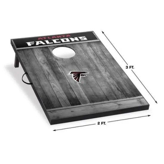 NFL Atlanta Falcons 2'x3' Cornhole Board - Gray image {1}