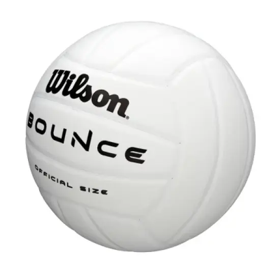 Wilson Bounce Indoor Volleyball: Rubber Shell, Butyl Bladder image {1}